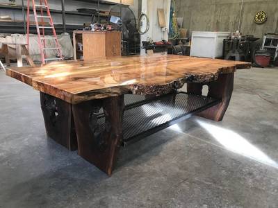 Live edge Table and Base