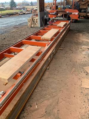 Production line, Maple stair treads
