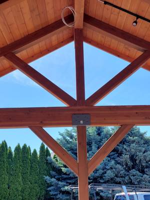 Patio cover Support detail