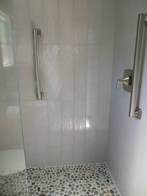 Shower tile detail