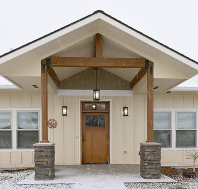 covered Front Door 