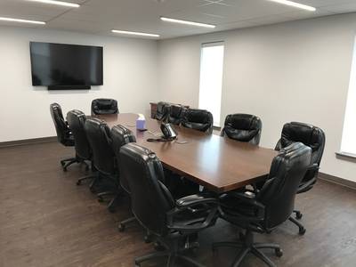 Glulam conference table