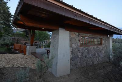 Live Edge post shelter