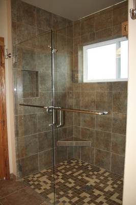 Tile shower