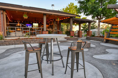 Concrete Patio Table 