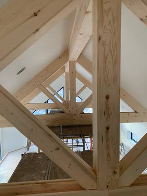 Trusses close up