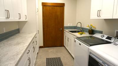 Laundry room with SPACE to work
