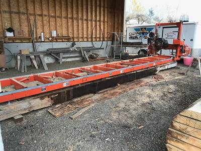 Sawmill, ready to load