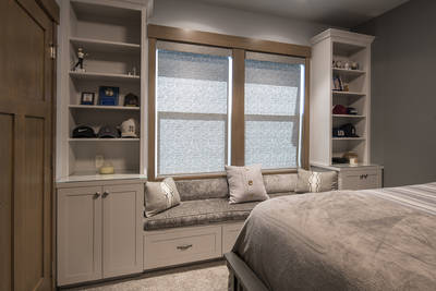 Custom Built window seat and storage