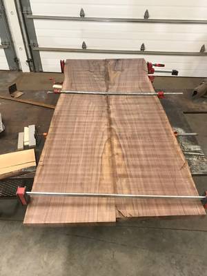 Bookmatched slabs