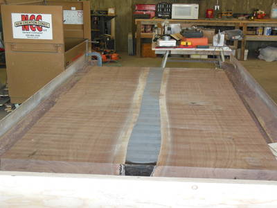 Cured, begin finish work